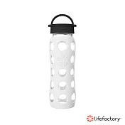 【lifefactory】玻璃水瓶平口650ml(CLA-650-WHB)白色