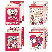 San-X 魔幻馬戲團紅心皇后系列小便條本。(隨機2入)