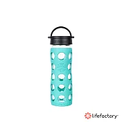 【lifefactory】玻璃水瓶平口475ml(CLA-475-MNB)綠色