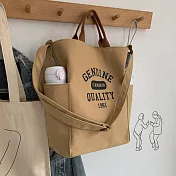 ˈkanvəs | 美式復古系列兩用大容量每日包 ZOE 卡其