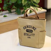 ˈkanvəs | 美式復古系列帆布托特包 MILO卡其