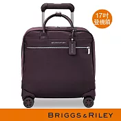 全球終身保固 美國BRIGGS & RILEY｜Rhapsody時尚女仕輕量RFID安全防盜錄17吋筆電附輪公事包 / 登機箱 - 棗紅