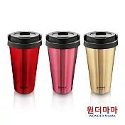 韓國WONDER MAMA 三色不鏽鋼保溫杯組(玫瑰金+香檳金+酒紅)