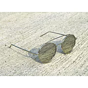 2is SebS 太陽眼鏡│飛行員圓框墨鏡│金屬框架│銀色鏡片│抗UV400