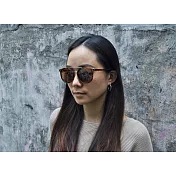 2is StanC 太陽眼鏡│雙樑橢圓框│咖啡色鏡片│抗UV400