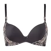 【黛安芬】花漾水感動系列零壓魔術 B-C 3/4罩內衣32/70C黑