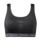 【黛安芬】Triaction Studio交叉肩帶運動內衣 M-EELM黑
