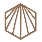 [Zone Denmark]貝殼造型隔熱墊(橘)