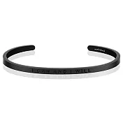 MANTRABAND I Can and I Will 霧面黑色手環 我相信我可以 我相信我會