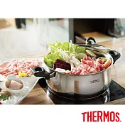【THERMOS膳魔師】不鏽鋼吉祥火鍋28cm(KOS-W28)