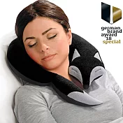 【德國萊思綺Leschi】旅行枕頭/辦公室、教室午休枕頭- 狐狸造型 (黑色)