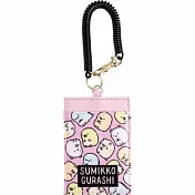 ☆すみっコぐらし 角落生物 SAN-X正版授權 角落生物粉紅伸縮車票夾-最新出品