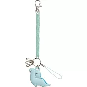 ☆すみっコぐらし 角落生物 SAN-X正版授權 角落生物粉藍鬣蜥寶寶伸縮鑰匙圈 最新出品