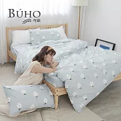 《BUHO》雙人加大三件式床包枕套組 《水冉芳華》