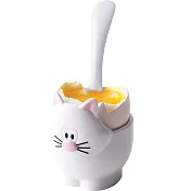 《EXCELSA》附匙造型蛋杯(貓咪)