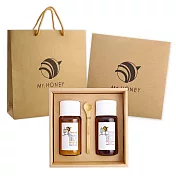 【U】Mr. HONEY 蜂蜜先生 - 雙響禮盒2入組 (蜂蜜醋+荔枝蜂蜜)