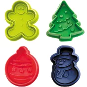 《IBILI》餅乾推壓模4件(聖誕節)