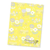 San-X 拉拉熊捉迷藏系列雙開10入A4文件夾。花朵