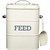 《KitchenCraft》復古飼料鏟+收納罐(奶油黃3000ml)