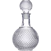 《KitchenCraft》密封玻璃酒瓶(菱格紋1L)