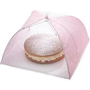 《Sweetly》粉點蕾絲桌罩(41cm)