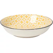 《NOW》圖騰醬碟(菱格黃)