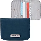 《TRAVELON》扣式證件夾(藍)
