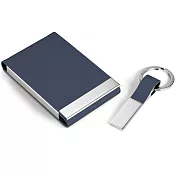 《PHILIPPI》鑰匙圈名片盒組(都會藍)