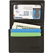 《TRAVELON》拼接防護證件夾(黑)