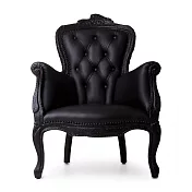 moooi Smoke 煙燻扶手主人椅（黑色）