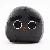 【Gifter’s F.C】粗眉雞造型抱枕(黑色) /抱枕/靠枕/小腰靠