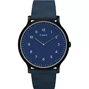 【TIMEX】天美時 復刻系列 極簡復古手錶  (藍 TXTW2T66200)