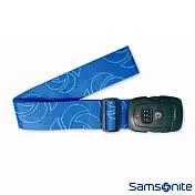 Samsonite新秀麗密碼鎖行李箱綁帶(藍)
