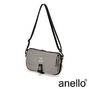 anello THE DAY 多收納輕巧斜背包 灰色