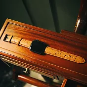 本來設計-Apple watch錶帶 - 真皮鴕鳥皮紋錶帶 38/40mm