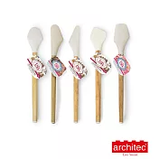 【Architec】TSP 耐高溫矽膠烘焙抹刀5件組