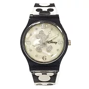 【Didney 迪士尼】優雅米奇手錶典雅銀