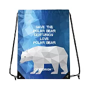 【CENTURION百夫長】周邊配件-DS_C79北極熊抽繩束口背包