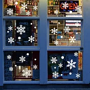 時尚壁貼 -白色雪花JDT401