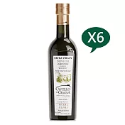 卡內納城堡 家族珍藏-皮夸爾品種特級初榨橄欖油250mlX6