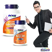 NOW健而婷 金優秀奇蹟超值套組(南極磷蝦油+卵磷脂)