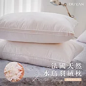 《DUYAN竹漾》枕頭 法國天然水鳥羽絨枕