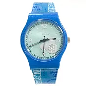 【迪士尼】 米奇晶鑽手錶_藍