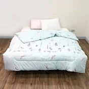 澳洲Simple Living 雙人飯店專用機洗羽絲絨暖冬被-森林遊記