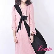【Lemio】LD系列訂製簡約單肩餃子包(性格黑)