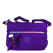 KIPLING 防水素面斜肩背兩用包-紫（現貨＋預購）紫