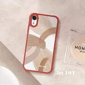 INJOYmall for iPhone XR 淡雅自信 耐撞擊磨砂邊框手機殼