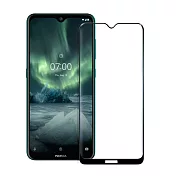 NISDA for NOKIA 7.2 2019 完美滿版玻璃保護貼-黑