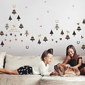 【itaste小品味】GI201 聖誕無痕壁貼-雙色聖誕樹