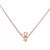 奧地利SWAROVSKI MAGIC ANGEL 玫瑰金水晶項鍊